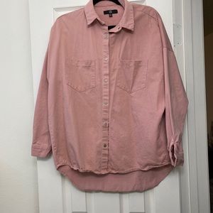 Pink oversize shirt